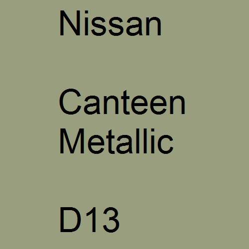 Nissan, Canteen Metallic, D13.